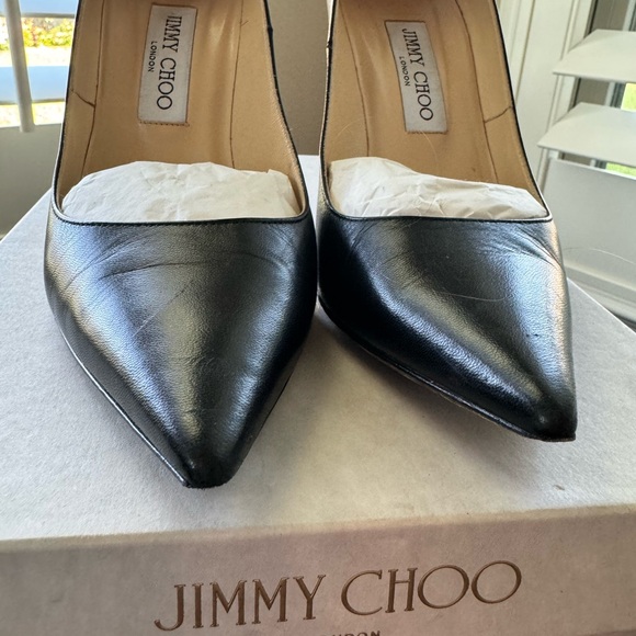 Jimmy Choo Black Pumps Size 38.5 - Picture 10 of 12